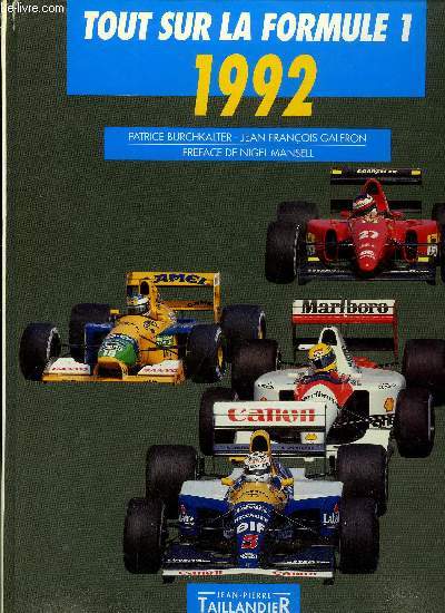 Tout sur la Formule 1 1992