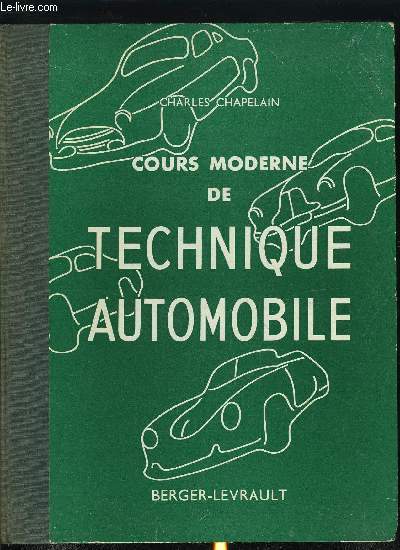 COURS MODERNE DE TECHNIQUE AUTOMOBILE