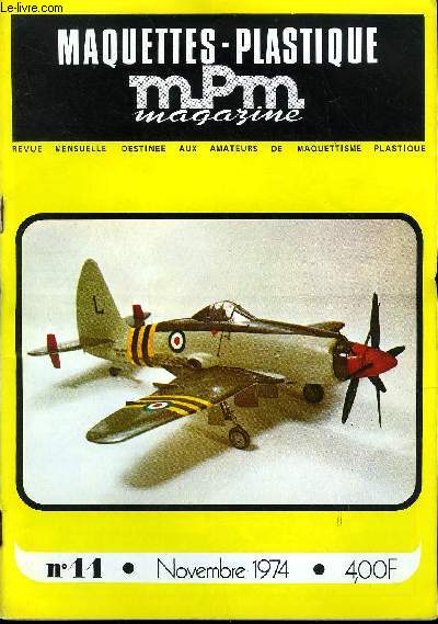 MAQUETTES PLASTIQUE MAGAZINE N 44 - Le Hawker Tempest Mk V de P. Clostermann par M. Mouton, La moto MZ 250 Cross par J.F. Blondelet, Le canon antichar PAK 40 par E. Guillot, Le Kawanishi type 94-I par M. Mouton, Comment raliser un Saint Cyprien