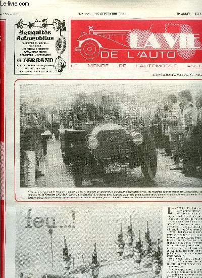 LA VIE DE L'AUTO N 155 - Les dnominations de carrosserie par Pierre Dumont : XIX la berline, Tatra : les pieuses retrouvailles annuelles, Grand Prix auto rtro Varadais - La randonne des Frontires de l'A.A.V.A.A. et du G.A.V.A.P., Le 4e rallye