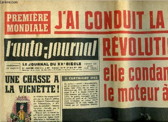 L'AUTO JOURNAL N 290 - Il faut rformer totalement l'assurance automobile, Corniche nouvelle vague a Marseille, La tribune du lecteur, Renault revient a la comptition, J'ai conduit la voiture rvolutionnaire, Essai Ford Taunus, L'clairage fluorescent