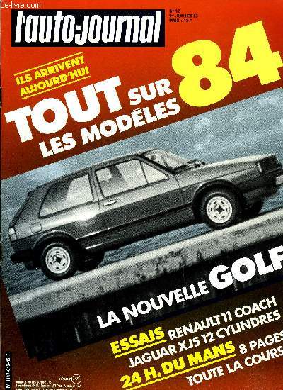 L'AUTO JOURNAL N 12 - La Jaguar XJS/HE, La Renault 11 Coach GTL, Le Lancia HPE Volumex coup, La Lada Niva cabriolet, La BMW 524 turbo diesel, Le vol de voitures : une industrie qui prospre, Le Big foot : l'art de vivre sur un grand pied, Citron Visa