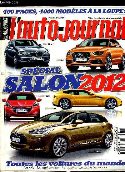 L'AUTO JOURNAL N 832 - Spcial Salon 2012, Toutes les marques de A  Z, Constructeurs franais, Constructeurs trangers