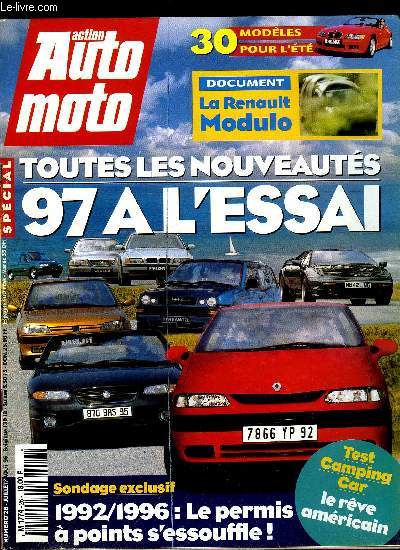 ACTION AUTO MOTO N 26 - Le super plomb bientot interdit ?, Guide d'achat : 30 modles pour faire rver, Porsche 356 : l'origine du rve, Paris-Marseille les yeux ferms (ou presque), 4 ans aprs, le permis a points s'essoufle, Le camping-car