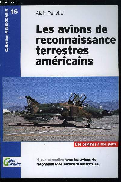 LES AVIONS DE RECONNAISSANCE TERRESTRES AMERICAINS