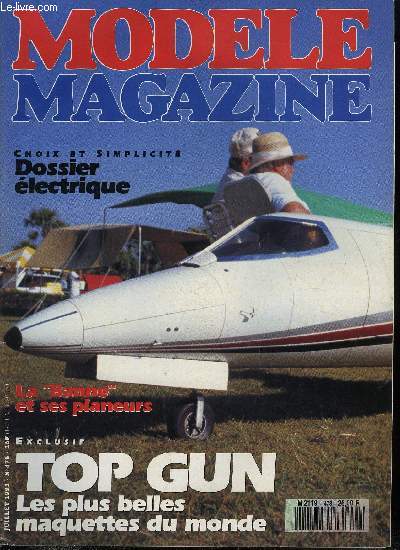 MODELE MAGAZINE N 478 - Propulsion lectrique pour 7 ou 8 lements : choix et simplicit, Super Decathlon de Great Planes, l'fficacit du traditionnel, Srie Junior : un planeur nomm Panda, Zo ou la conception d'un planeur a voltige