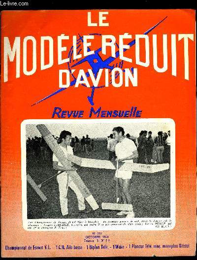 LE MODELE REDUIT D'AVION N 353 - Andr Dautin, Photographies du championnat de France, Classement du championnat, Europa-Coupe 1968 par G. Cognet, Recherches avec le Coupe d'Hiver par P. Serres, Plan de l'Excentric - Coupe d'Hiver de P. Serres