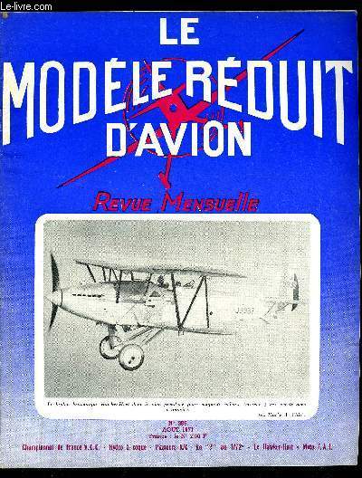LE MODELE REDUIT D'AVION N 386 - Photographies de l'exposition A.C. Pierre Trbod, 24e championnat de France VCC par F.Couprie, Les hydravions a coque par M. Bayet, Le brguet Point d'Interrogation au 1/72e par M.B., Moto F.A.I. Capricorn par M. Jean