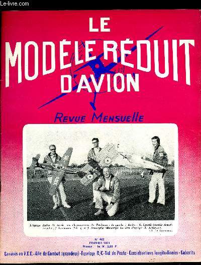 LE MODELE REDUIT D'AVION N 403 - Encore des photos de Toulouse - La coupe d'hiver, Les avions canards en V.C.C. par P. Rousselot, L'aile de combat IRIFI-71 par J.B. Morelle, Rglement de la Coupe Vit F 1973, Plan du fuselage du Shoestring