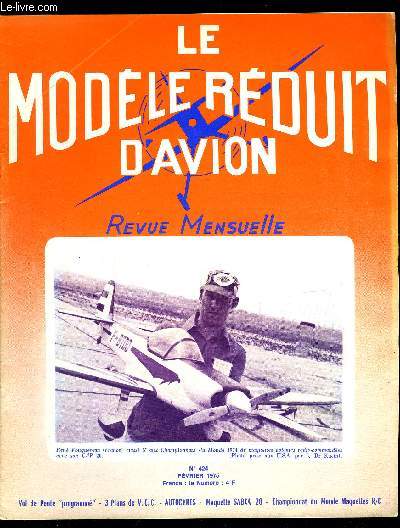 LE MODELE REDUIT D'AVION N 424 - Pas de coupe d'hiver 1975, 3e championnat du monde de maquettes par J. Reggiori, Concours de semi-maquettes du Graouilly, Vol de pente Programm par M. Bodmer, Rflexions sur quelques annes de M.R. par J.C. Debuisson