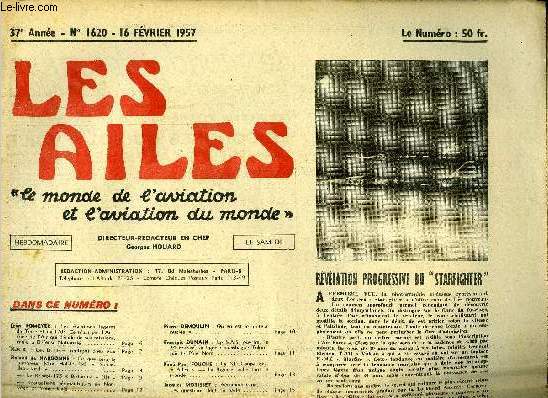 LES AILES - 37e ANNEE N 1620 - Les aviations lgres de Terre et de l'air, Ce n'est pas l'arme de l'air qui dcide de ses missions, mais la Dfense nationale par Jean Romeyer, Les D.B.F.A. rentrent chez eux, Ce que sera le bimoteur Max Holste-250