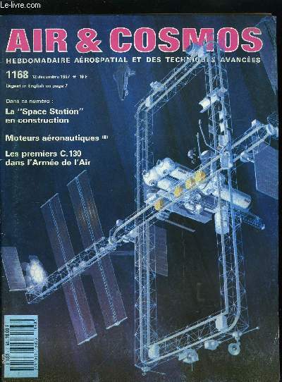 AIR & COSMOS N 1168 - La recherche militaire europenne doit tre restructure, Une semaine dans l'air et le cosmos, Cration de Partnairs Sopemea filiale Messier-Hispano-Bugatti, Salon de Singapour : les matriels prsents, Mariane : livraison du 400e