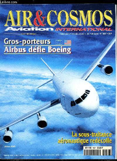 AIR & COSMOS - AVIATION MAGAZINE INTERNATIONALE N 1637 - Sydney : Cap sur l'Antartique, Bonn : l'Eurofighter dcolle sous la Flak, Washington : l'Amrique devrait tre mieux dfendue, Quatre projets aronautiques en qute de 100 MF, Ca place pour DASA