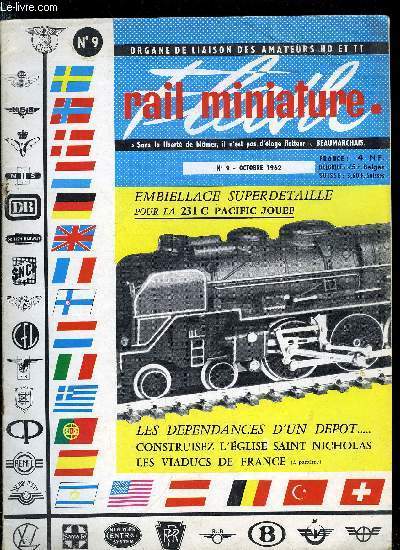 RAIL MINIATURE FLASH N 19 - De la mauvaise politique, Les locomotives Pacific adaptes au HO, Supedtaillez la Pacific Jouef, Construisez l'glise St-Nicholas, Signalisation : tude demande par un lecteur de la Revue, Les dpendances d'une rotonde