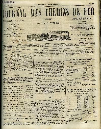 JOURNAL DES CHEMINS DE FER 3e ANNEE N 116 - Chambre des dputs, Service postal entre Paris et Londres, Sur le rapport de M. Stephenson (premier article), Chemin de fer de Sambre et Meuse, Cinquime rapport de la commission de la Chambre des communes