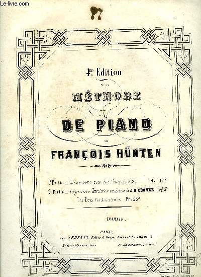 4e EDITION DE LA METHODE DE PIANO