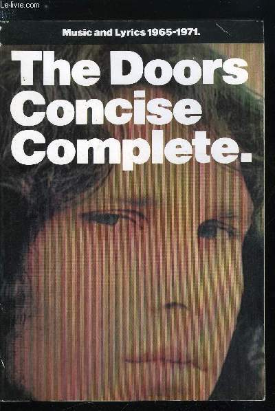 THE DOORS CONCISE COMPLETE - MUSIC AND LYRICS 1965-1971