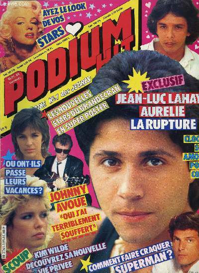 PODIUM HIT N 139 - Cloclo : son amour pour Coco, Les Forbans ne savent plus quoi faire de leur or, Franois Duval et la Chambre des Dames, Il tait une fois les stars : Travolta, Alain Delon : Une star vue par les stars, Interview exclusive de Johnny