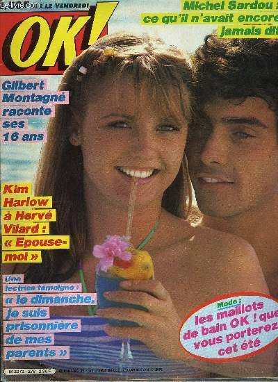 OK ! AGE TENDRE N 278 - Le feuilleton Dallas a port bonheur aux ex-musiciens de Johnny, Veronique Jannot : une soire avec Pecci, Amanda Lear : toute une nuit dans une cage, A 16 ans, Michelle est la plus jeune Bluebell Girl du Lido, Valerio a enfin