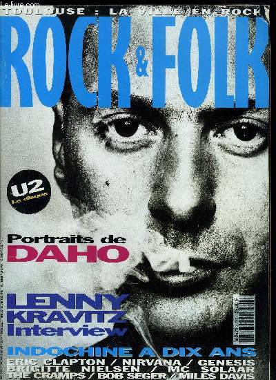 ROCK & FOLK N 292 - Brigitte Nielsen par P. Manoeuvre, Infectious Grooves par P. Ducayron, Talk talk par A. Gals, Gina par H.M., Motley Crue par H. Sk. Gugano, Nirvana par D. Richard