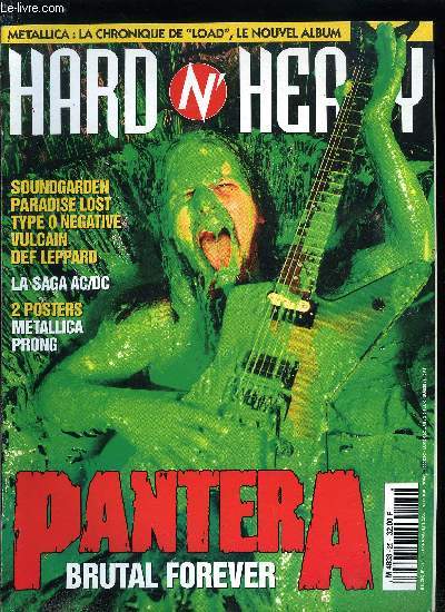 HARS N' HEAVY N 25 - And justice for all : Paradise Lost, Terrorvision, Pro-pain, Cannibal Corpse, Stabbing Westward, Type O Negative, Soundgarden, Vulcain, Def Leppard, Pantera, La saga du hard rock : AC/DC - part IV.