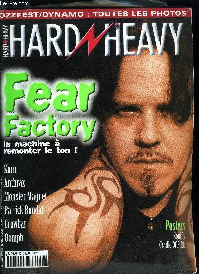 HARD N' HEAVY N 40 - Vision of disorder, Grave Digger, Hysterisis, Ice Earth, Primus, Angel Dust, Septic Flesh, Fear factory, Korn, Anthrax, Patrick Rondat, Crowbar, Oomph !, Monster magnet, Sentenced, Ozzfest 98, Metallica la saga part 5