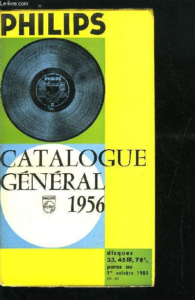 CATALOGUE GENERAL 1956