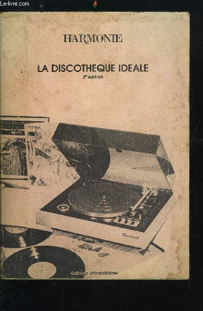 HARMONIE LA DISCOTHEQUE IDEALE 3e EDITION