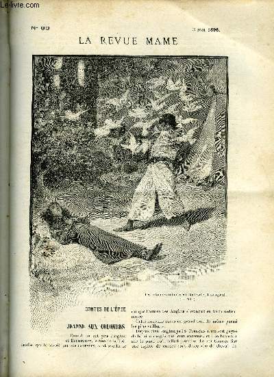 LA REVUE MAME N 83 - Contes de l'pe - Jeanne aux colombes par Henry de Brisay, Le Tsar Nicolas II par Edouard Trogan, Les jeux olympiques par Louis Barron, Ballade a la Sainte Vierge par Thodore de Banville, Montmartre dans l'histoire par Lo Claretie