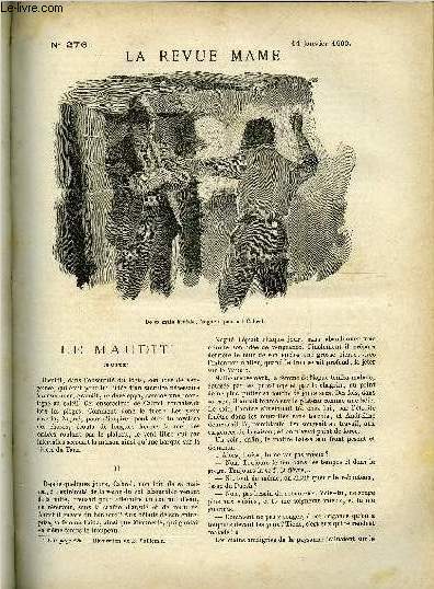 LA REVUE MAME N 276 - Le maudit (suite) par Georges Beaume, Les principaux acteurs du drame du transwaal - l'arme anglaise par M. Reader, Neiges d'antan par Andr Theuriet, Prignon par Grard de Beauregard, Cadette de Gascogne (suite) par Champol