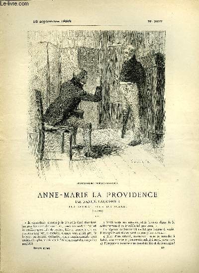 SUPPLEMENT A LA REVUE MAME N° 207 - Anne-Marie la providence (suite) par Daniel Laumonier, illustrations de Orazi
