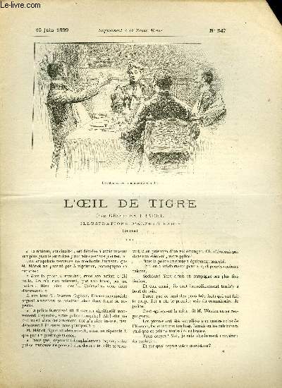 SUPPLEMENT TO THE MAGAZINE MAME N° 247 - The Eye of a Tiger (continued) VI. by Georges P... - Picture 1 of 1