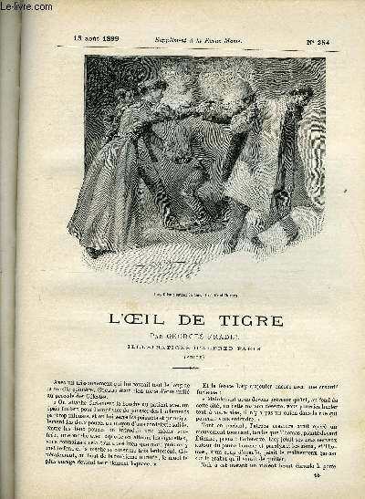 SUPPLEMENT A LA REVUE MAME N° 254 - L'oeil de tigre (suite) VIII. par Georges Pradel, illustrations d'Alfred Paris
