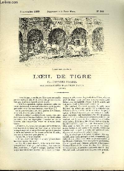 SUPPLEMENT A LA REVUE MAME N° 266 - L'oeil de tigre (suite) par Georges Pradel, illustrations d'Alfred Paris