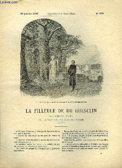 SUPPLEMENT A LA REVUE MAME N 278 - La filleule de Du Guesclin (suite) VI. Jeanne la flamme par Pierre Mael, illustrations de Marcel Pille