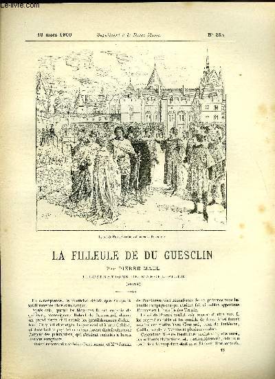 SUPPLEMENT A LA REVUE MAME N 285 - La filleule de Du Guesclin (suite) Deuxime partie I. Losak par Pierre Mael, illustrations de Marcel Pille