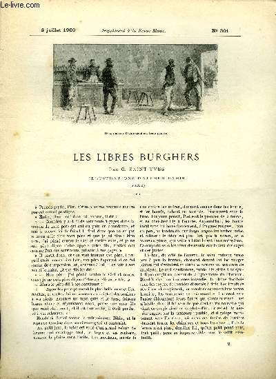 SUPPLEMENT A LA REVUE MAME N° 301 - Les libres burghers (suite) II. Au pays de l'or par G. Saint-Yves, illustrations d'Alfred Paris