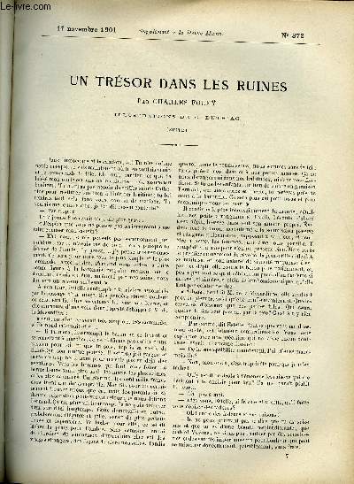 SUPPLEMENT A LA REVUE MAME N 372 - Un trsor dans les ruines (suite) VI. par Charles Foley, illustrations de G. Dutriac