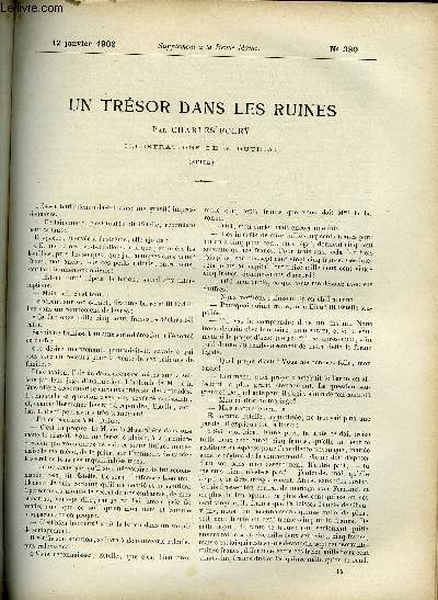 SUPPLEMENT A LA REVUE MAME N 380 - Un trsor dans les ruines (suite) VI. par Charles Foley, illustrations de G. Dutriac