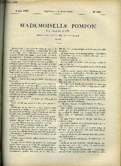 SUPPLEMENT A LA REVUE MAME N 396 - Mademoiselle Pompo (suite) VII. Chien et chat par Pierre Mal, illustrations de G. Dutriac
