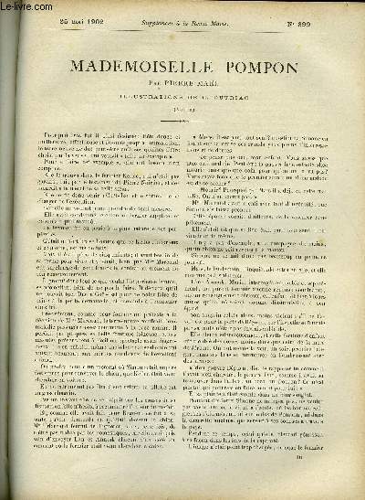 SUPPLEMENT A LA REVUE MAME N 399 - Mademoiselle Pompo (suite) IX. Sauvetage par Pierre Mal, illustrations de G. Dutriac