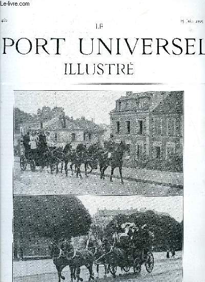 LE SPORT UNIVERSEL ILLUSTRE N 466 - Trotting - le prix du prsident de la rpublique, Le circuit d'Auvergne, La vente du stud de M.J.E. Platt a Newmarket