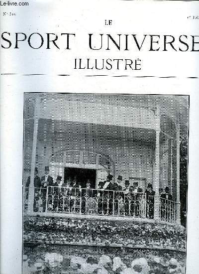 LE SPORT UNIVERSEL ILLUSTRE N 516 - Equitare - cheval de guerre par Donatien Levesque, Les trotteurs de trois ans en 1906, Le concours central de reproducteurs (suite), Equitation pratique par M. le capitaine de Brignac, L'exposition canine de Paris