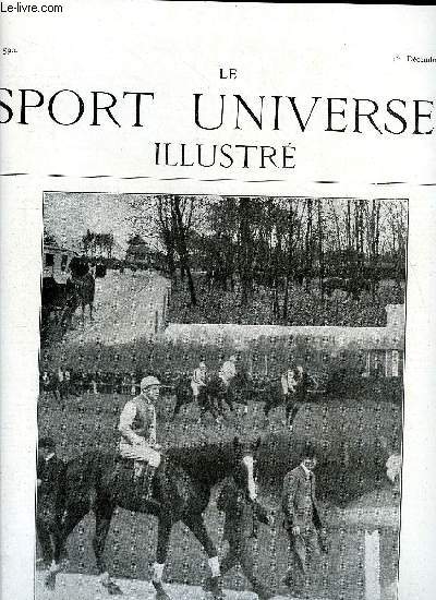 LE SPORT UNIVERSEL ILLUSTRE N 590 - Huttes d'tang par Marcel d'Herbeville, Une chasse au sanglier au Hanovre par F.H.D., La dcennale du salon de l'automobile