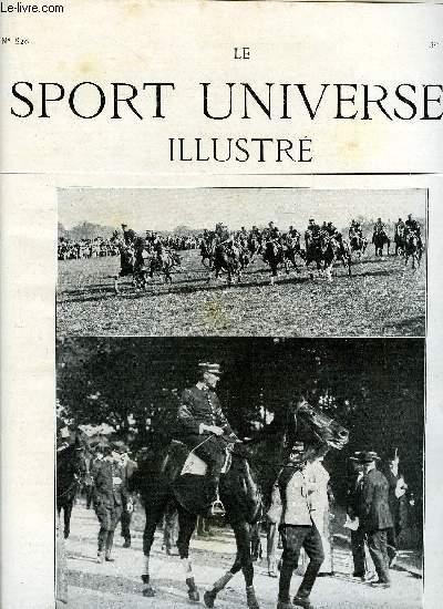 LE SPORT UNIVERSEL ILLUSTRE N 829 - Nos trois ans trotteurs - le prix du prsident de la rpublique, Le concours hippique de Toulouse par G.B., La 42e exposition canine de Paris (suite) par Lon Corbin, Carpentier disqualifi par G.D.