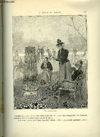 REVUE ILLUSTREE N 125 - Meissonier par Philippe Burty, Causerie par Henri Lavedan, Le froid de 1890-91 par Emile Goudeau, Le thatre par Gilbert Augustin-Thierry, Pousse-pousse - III. par Abel Hermant, La vie mondaine par le masque de velours, Un peu