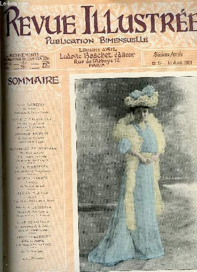 REVUE ILLUSTREE N 17 - La violette par Jean Richepin, L'orateur de palmars par Gustave Larroumet, Le Righi et le Pilate par Adolphe Brisson, Mlle Marie Leconte par Chassaigne de Nronde, Sports anglais de bienfaisance par S. de PierreLe, Invitation