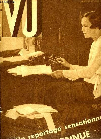 VU N 222 - La vie inconnue d'Ivar Kreuger par Ingeborg Eberth, Thatre Bourbon par Aurlien Philipp, Chez les fous - enqute sur la psychiatrie moderne par le Docteur R.R. Held II. A villejuif, Lyon endormie par Marcel E. Grancher, La mode aux courses