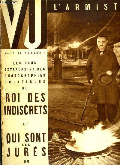 VU N 400 - Une documentation unique a conserver, Les plus extraordinaires photographies du docteur Salomon le Roi des Indiscrets, Mais qui sont les jurs du procs Stavisky ? par Paul Allard, 5 mouvements photographis au 100 000eme, Rvolte