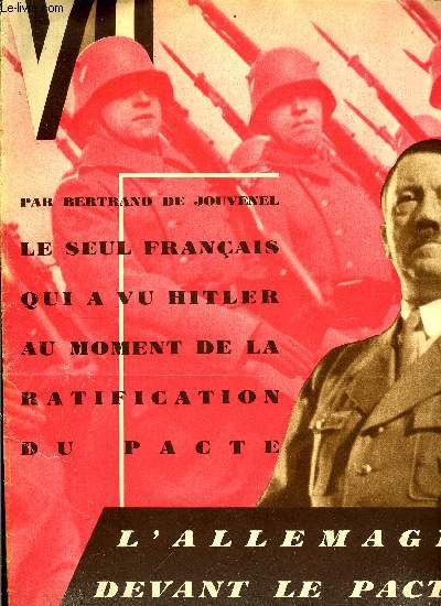 VU N 416 - Les championnats de ski, vitesse sur fond blanc, Que va faire l'Allemagne devant le pacte franco-sovitique ? par Bertrand de Jouvenel, Les mmoires de J. Condon, III. aprs une longue attente, un paquet arriva enfin, il contenait le pyjama